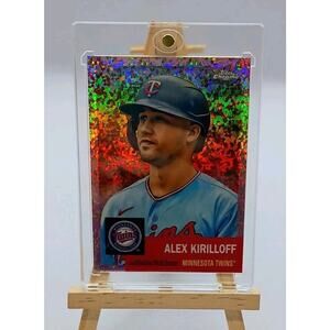 SP 64/75 Alex Kirilloff #236 Topps Chrome Rose Gold Rainbow Refractor 2022